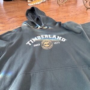 Timberland Green HOODIE Mens Classic Tree Logo Size XXL/TT Pullover